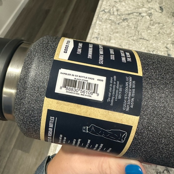 Yeti 36 oz Rambler Bottle - Black stone - Picture 4 of 4